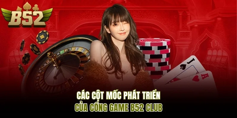 Các cột mốc phát triển của cổng game B52 Club